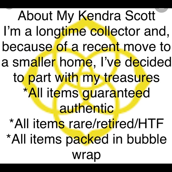 Kendra Scott Jewelry - About My Kendra Scott Items!